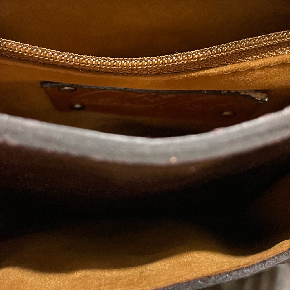 NWT-Patricia Nash Leather Plum Crossbody - Picture 9 of 14